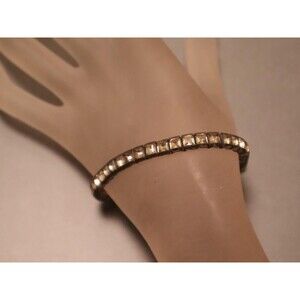 Vintage Ciner Rhinestone Squares Bracelet